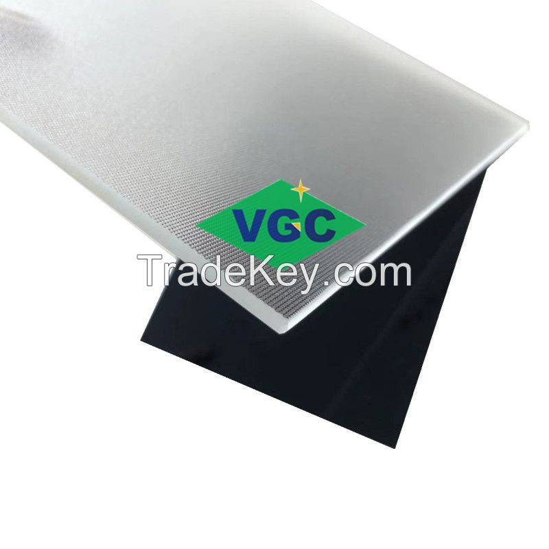 VGC China Glass Factory 2mm2.5mm3.2mm4mm Textured glass for solar panels