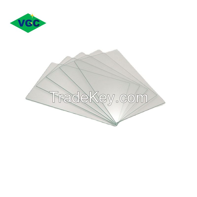 VGC 95% Transmittance PV Modules 2MM-4MM Tempered Low Iron Patterned Glass AR Coating Solar Glass