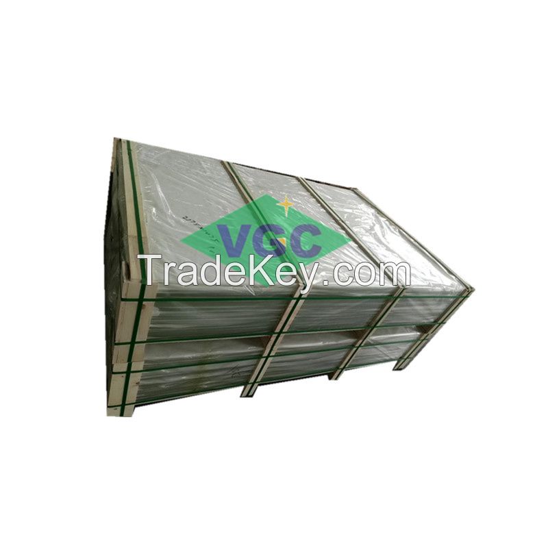 VGC 95% Transmittance PV Modules 2MM-4MM Tempered Low Iron Patterned Glass AR Coating Solar Glass  
