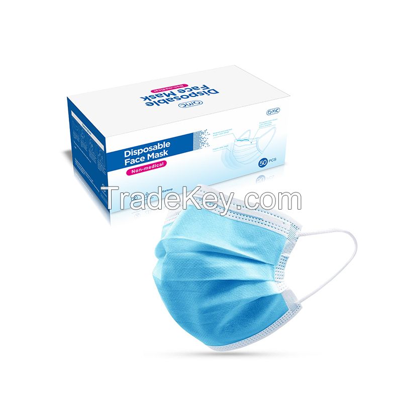3 Ply Disposable Medical Face Mask Factory Supply Face Respiratory