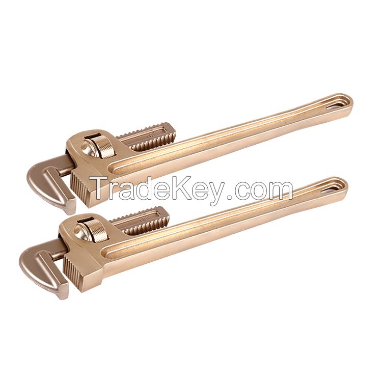 High quality OEM China manufacturer Non sparking Pipe Wrench