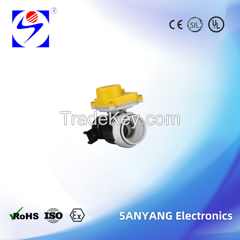 Ball Valve with Less Prssure Loss Use on Household Smart Gas Meter to Shutoff Gas for Safety