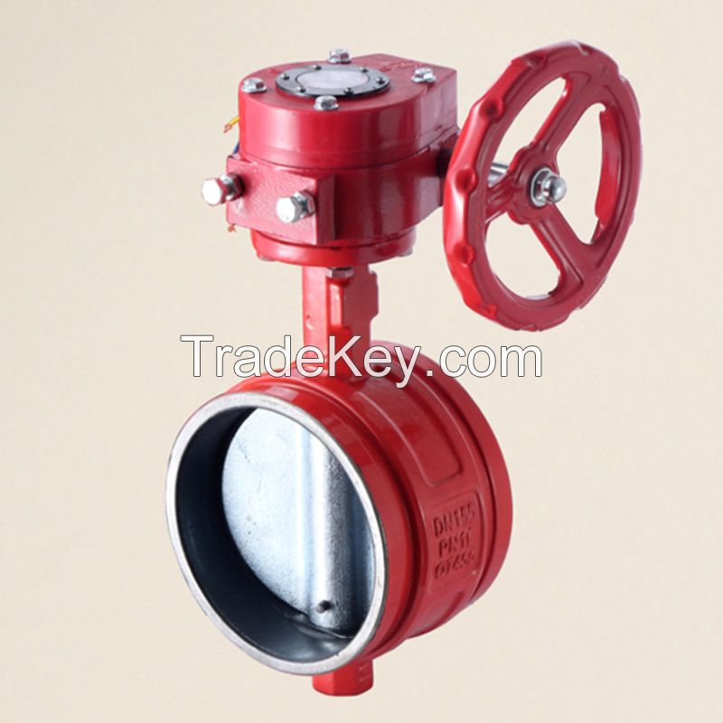 Fire signal butterfly valve