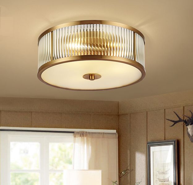 vintage retrofit kit E14 G9 E27 Lighting source bedroom flush mounted ceiling lamp living room light
