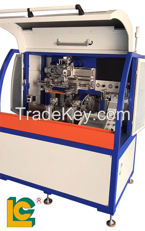 Best Quality China Manufacturer Glass Bottle Rotary Milk Tea Cup Screen Printing Machine