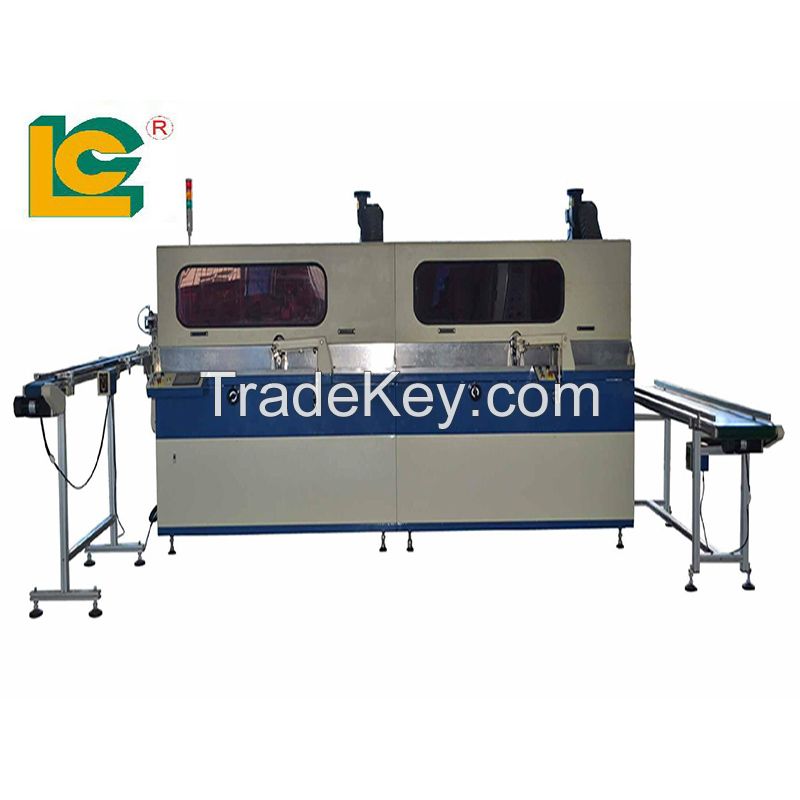 Factory Direct Selling Metal Plastic Ceramic Glass Wood Cylinder For Sale Full Servo Automatic Silk Screen Printing Machine