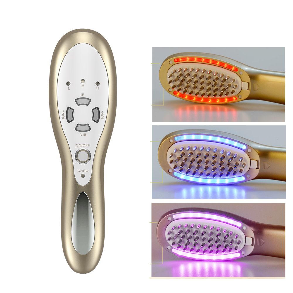 Hair Growth Brush Home Use Vibration Massage Comb