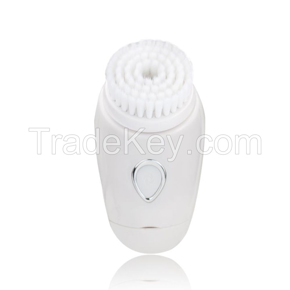 KIMAIRAY facial cleanser 2 removable heads mini beauty instrument rotating facial cleansing brush