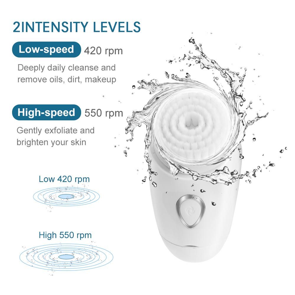 Electric Facial Cleansing Massager Brush for Perfect Skin