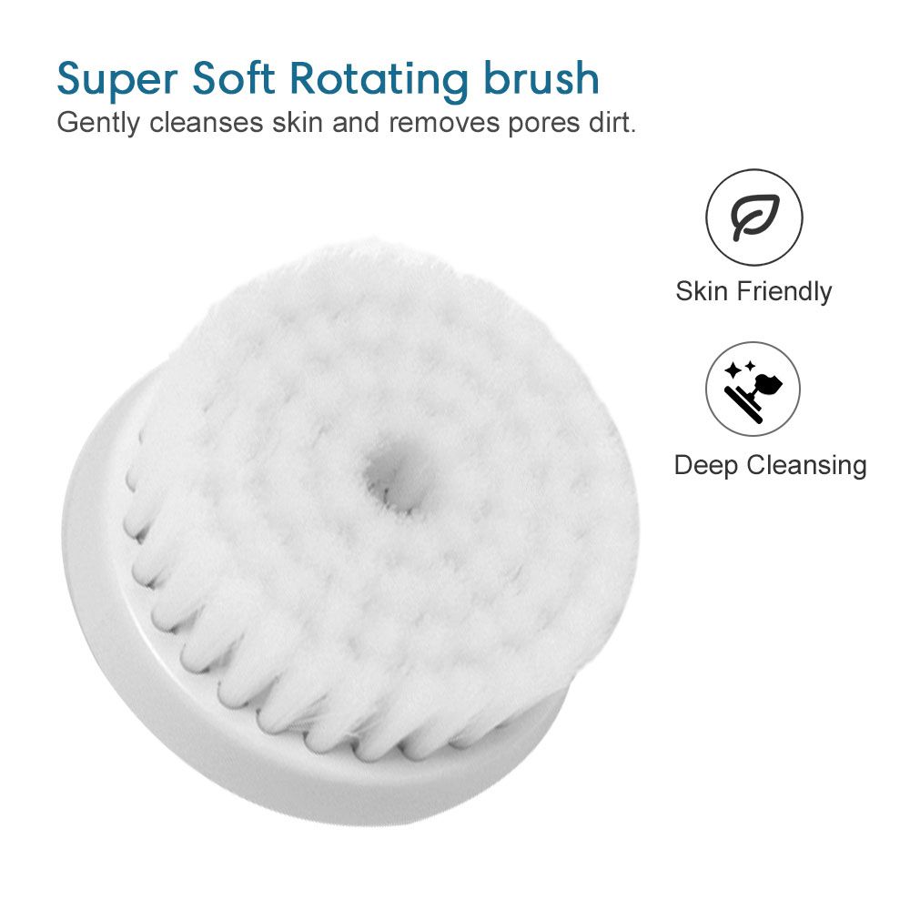 Beauty Care Rotating Facial Cleansing Brush For Facial Massage Skin Whiten 