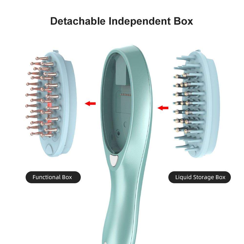 Electric EMS RF Therapy Massage Hair Growth Comb