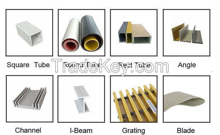 China Nanjing Spare Composite FRP Pultruded Profile