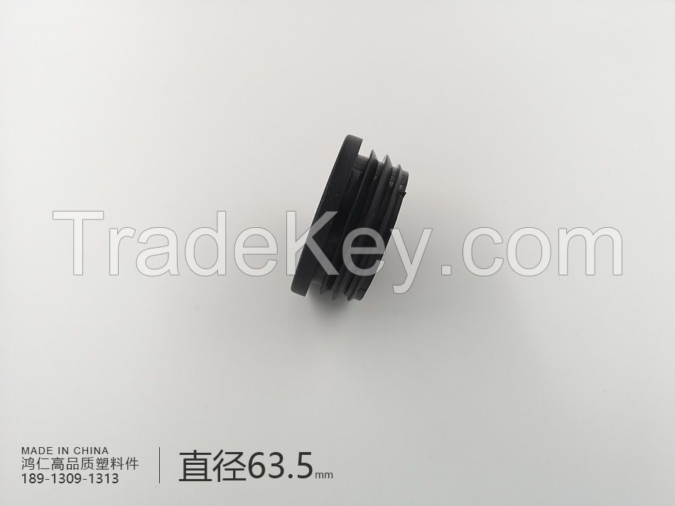 76.2x76.2mm3inch square cap tubing blanking plastic end cap, tube pipe hole insert finishing plug.