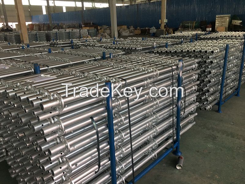 Hot Dipped Galvanized Ringlock Scaffolding System For Construction