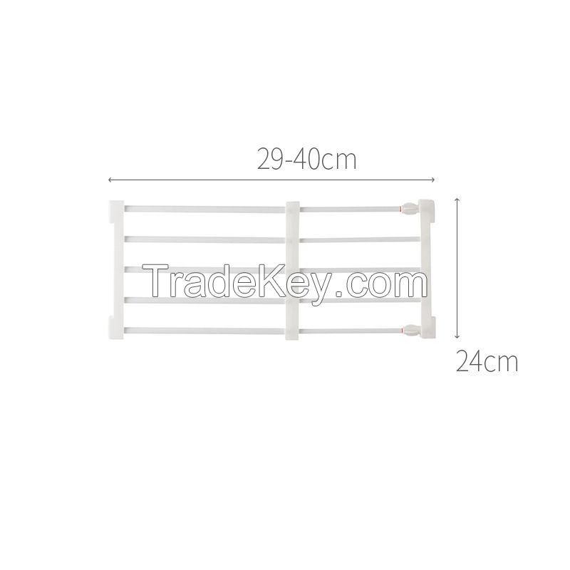 Telescopic shoe rack expandable metal iron adjustable shoe rack storage cabinet Clothes Hanging Rail