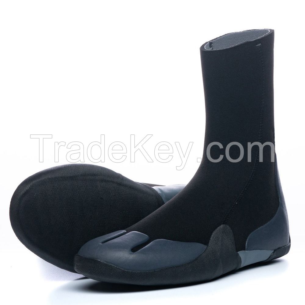 3mm 5mm 7mm Premium Double Lined Neoprene Scuba Diving Snorkeling Dive Boots Booties With Vulcanized Grip Technology