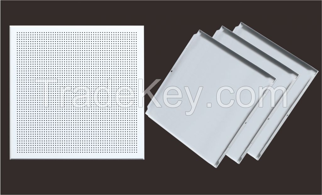 Metal Aluminum ceiling tile suspended clip in false ceiling