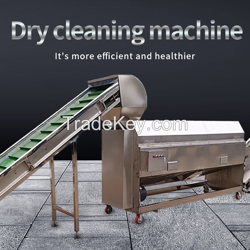 Pepper Dry Cleaning Equipment with Air Dust-cleaning Apparatus Full-automatic Chilli Deep Processing