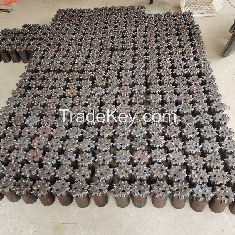 T-Style Button Bit Hydraulic Ball Various Models Gear Bit for Tunnel Mining Manufacturer Processing Customized