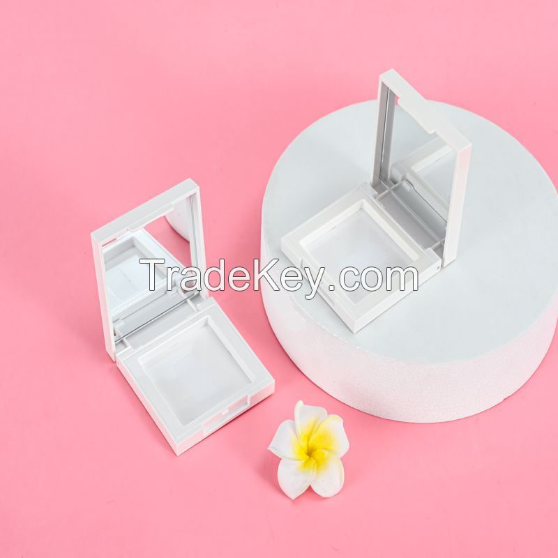 Top quality  Plastic Cosmetic Blush Powder Compact Case