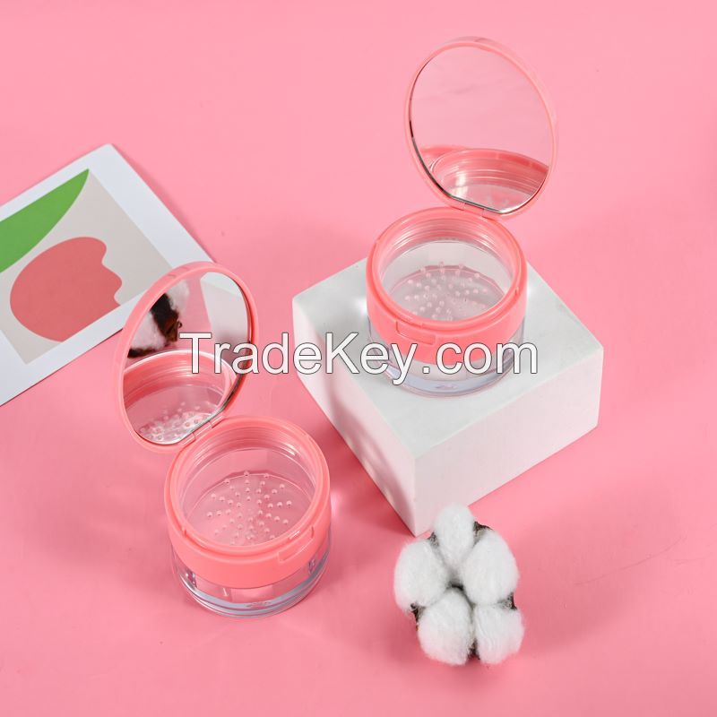 Plastic Cosmetic 30ML Loose Powder Jar Container