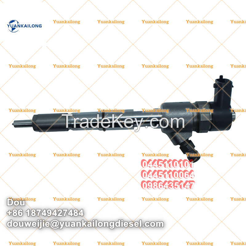 Yuankailong Quality Fuel Injector 0445110101 0445110064 0986435147 33800-27000 with Nozzle Dsla143p1604