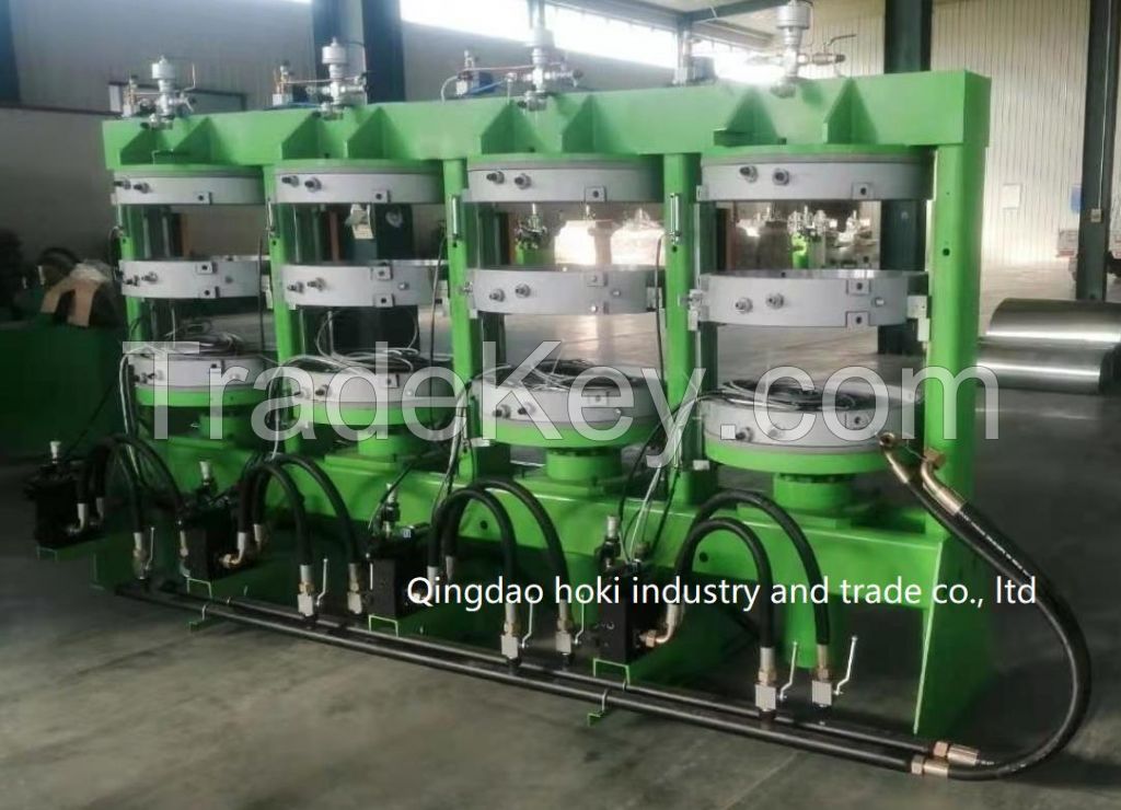 Double-layer hydraulic inner tube curing machine