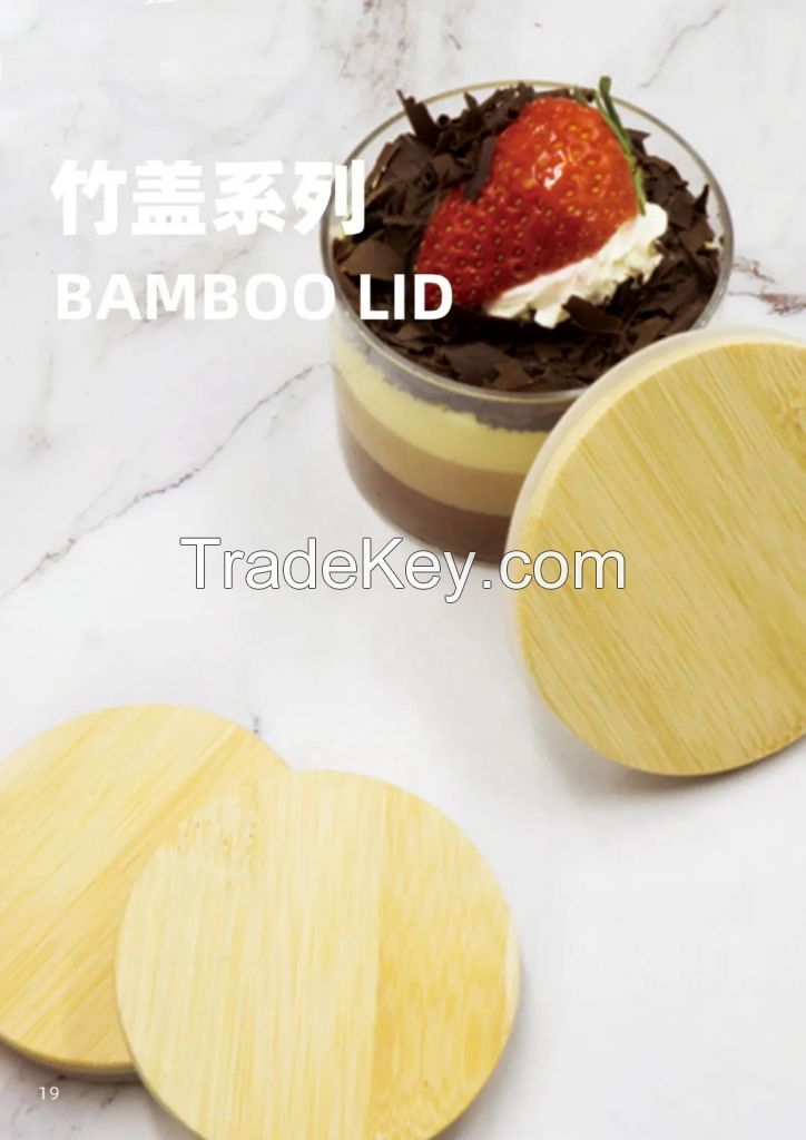 Bamboo lid, Wooden lid, Screwable Sealed for Glass Jar  Bamboo Cover Lids