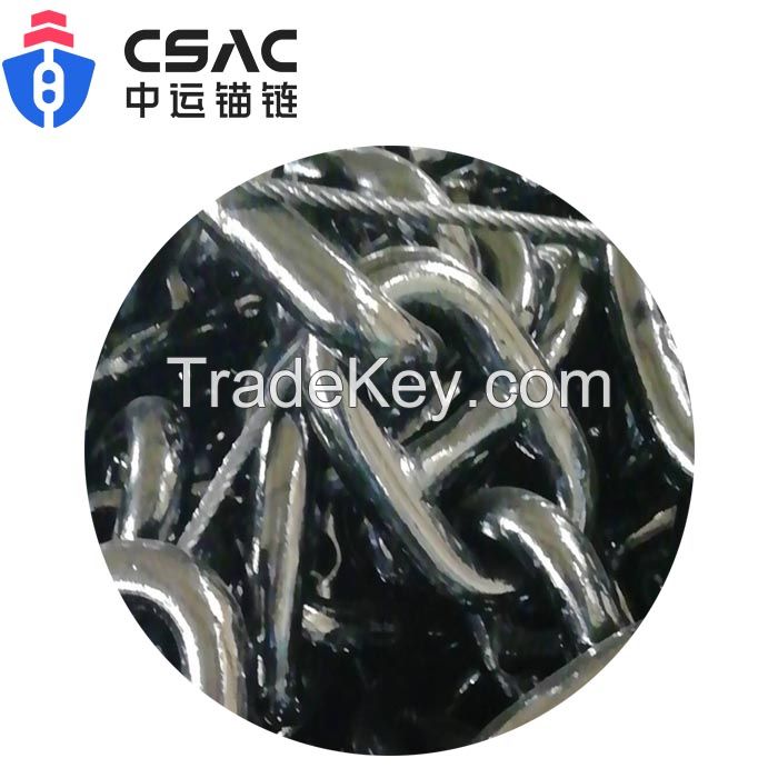 Marine Stud Link Anchor Chain DIA 12.5mm-122mm With certificate