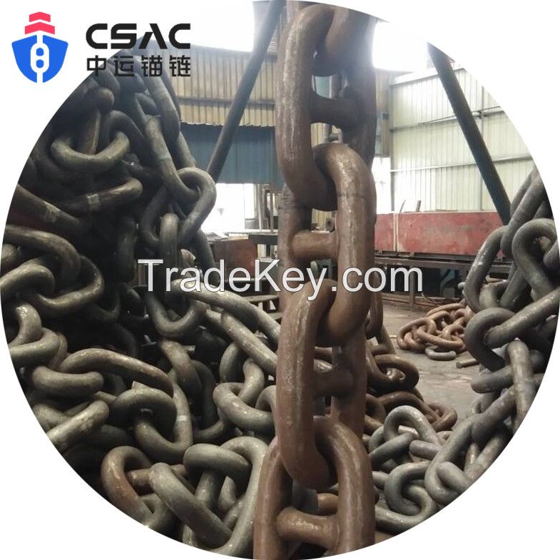 Marine Stud Link Anchor Chain DIA 12.5mm-122mm With certificate