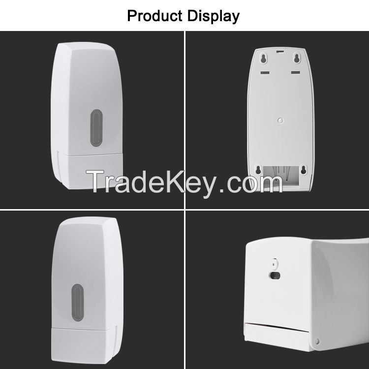 Commercial 500 ml High-quality Liquid Spray Alcohol Gel Wall Mounted Manual Soap Dispenser For Public Places