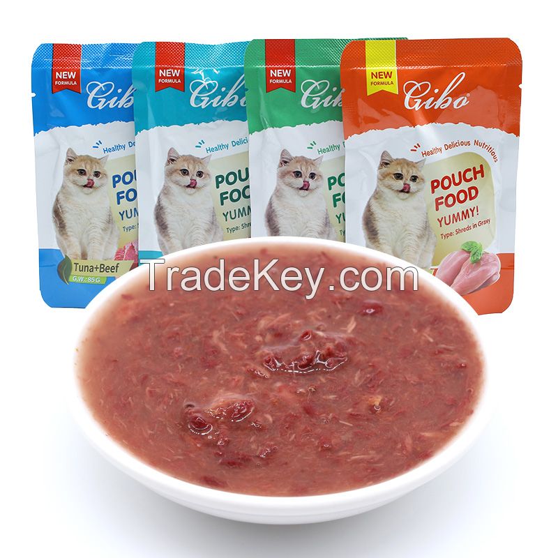 Tuna Cat Pouch Food OEM