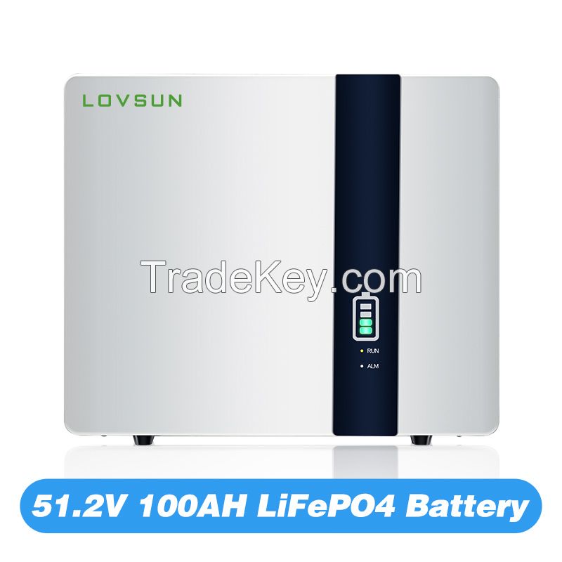 Cheap Price Powerwall 5kwh Lithium Ion Battery 51.2V Power Energy Wall Lifepo4 Battery 100Ah Energy Storage Battery