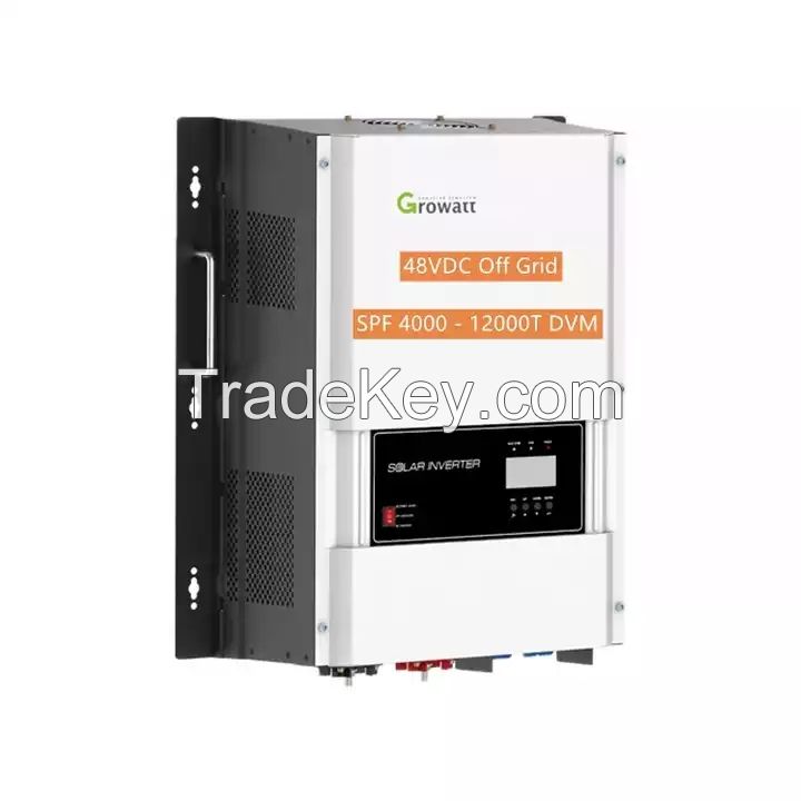 Factory Price Off-grid GROWATT SPF 4000-12000T DVM 4000w 5000w 6000w 8000w 10000w 12000w Inverter