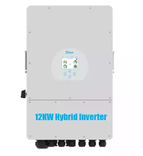 China Deye 8KW 10KW 12KW Hybrid Off Grid Inverter Three Phase 10KW Solar Inverter With Battery