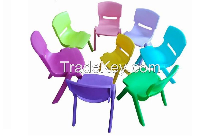 children chair kids plastic furniture with different size and colors for home kindergaren daycare party using