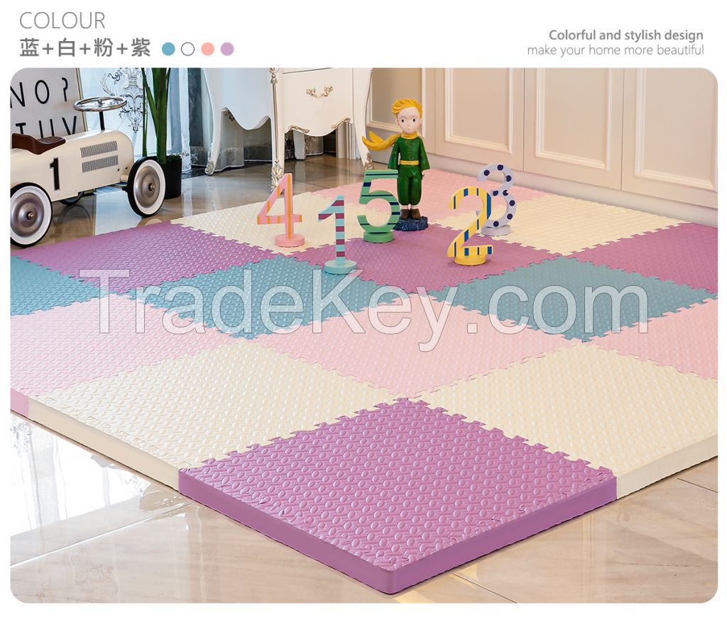 waterproof baby play floor Interlocking eva foam puzzle mat for kids soft eva