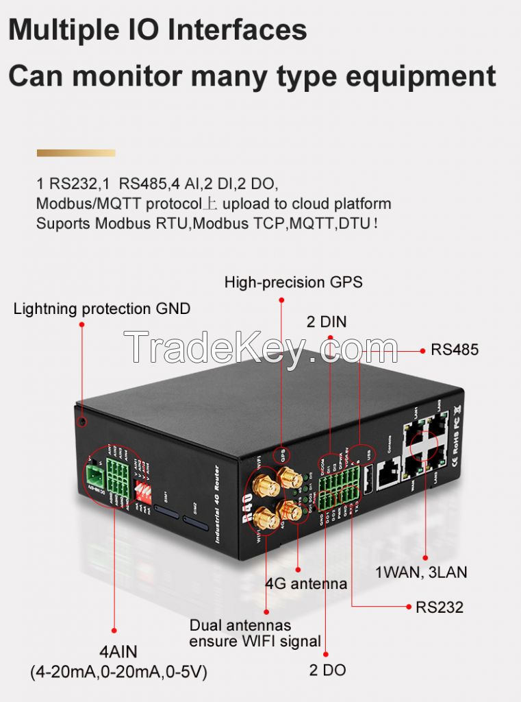 R40B Industrial 4g vpn router
