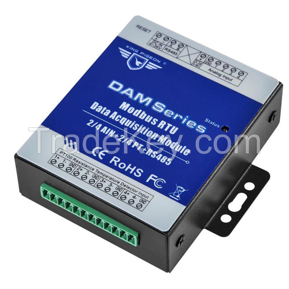 DAM112 4DI+4DO connect SCADA remote io module