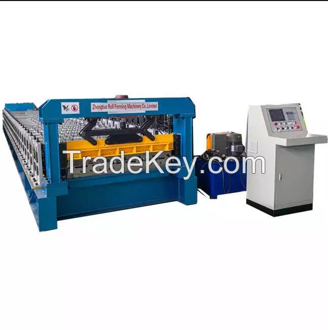 Molding frame trapezoidal metal roofing sheet rolling forming machine