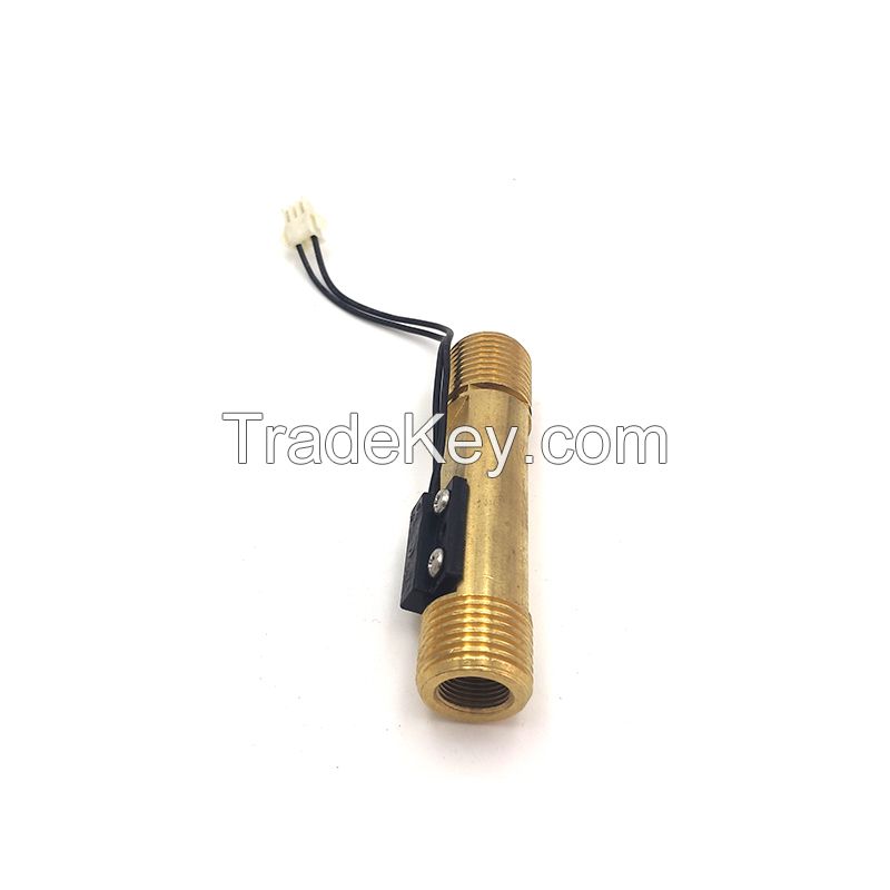 Gas Water Heater Parts Hall Element Electronic Brass Copper Water Flow Sensor