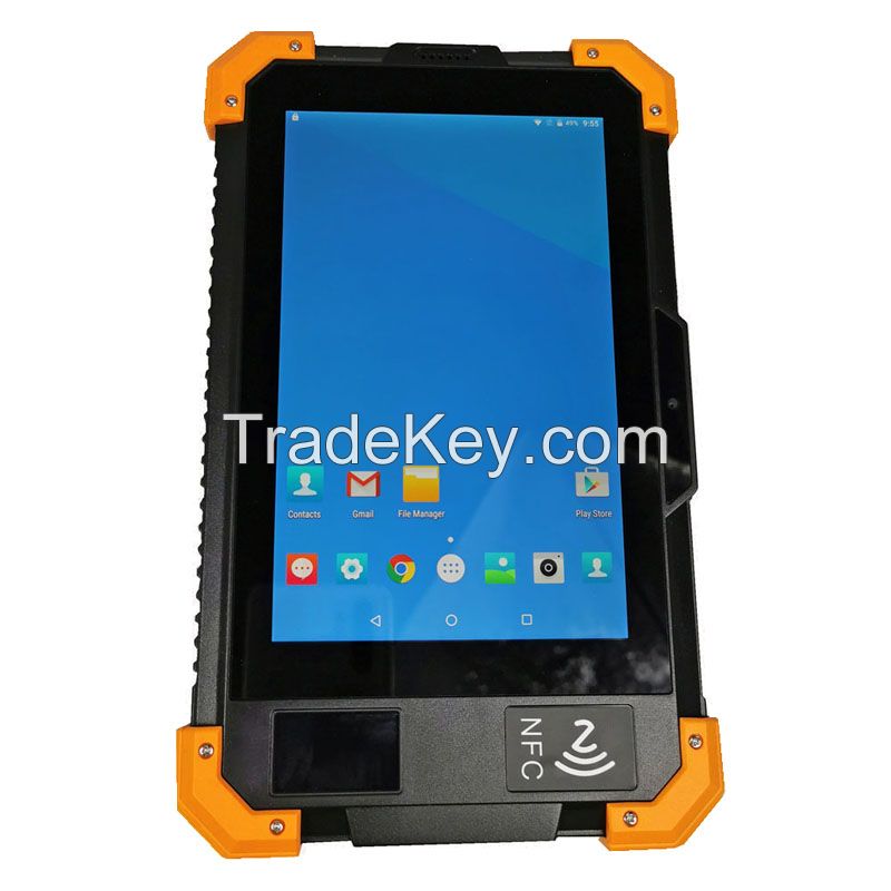 HiDON cheapest factory 7 inch android 4G TDD/FDD LTE rugged tablets with NFC and optional fingerprint and 2D Barcode scanner
