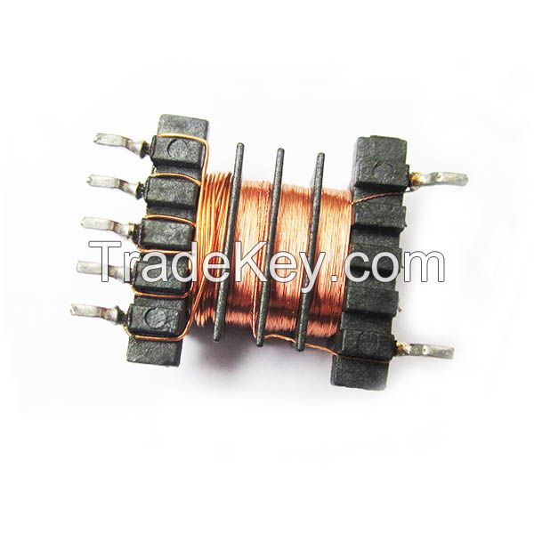 Flat Copper Wire Vertical Winding Toroidal Ferrite Core Bobbin Flat Copper Wire Coils