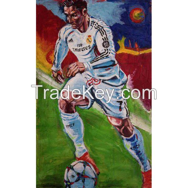 Football World Cup 2022 Qatar Poster Canvas Painting Prints Posters Cuadros Wall Art Ronaldo Painting For Home Decor