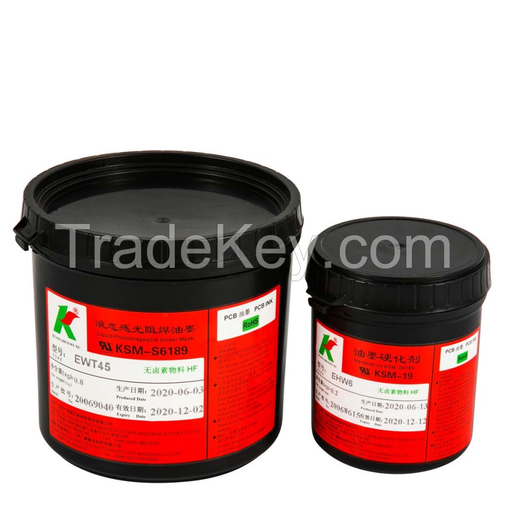 Kuangshun Heap Factory Price PCB Photoimageable Green Solder Ink