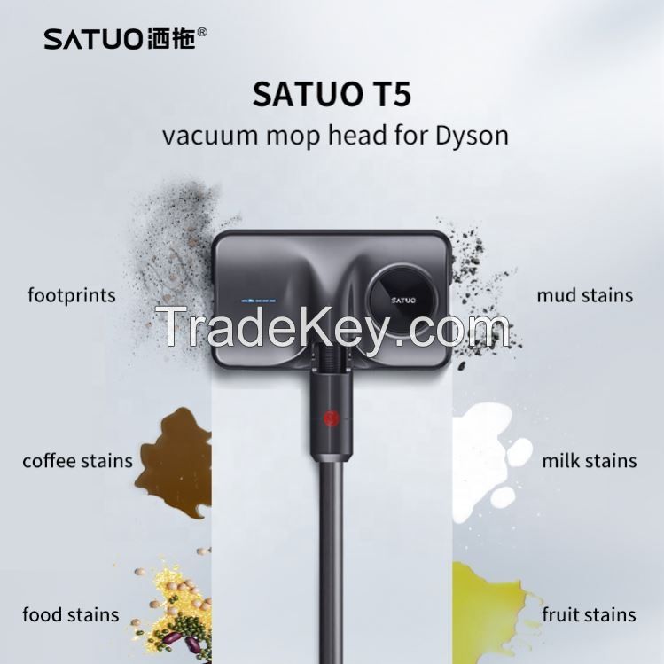 SEEING U T5 vacuum cleaner parts mop head wet and dry cleaning for dysons v7 v8 v10 slim  v11 v15  v12 slim
