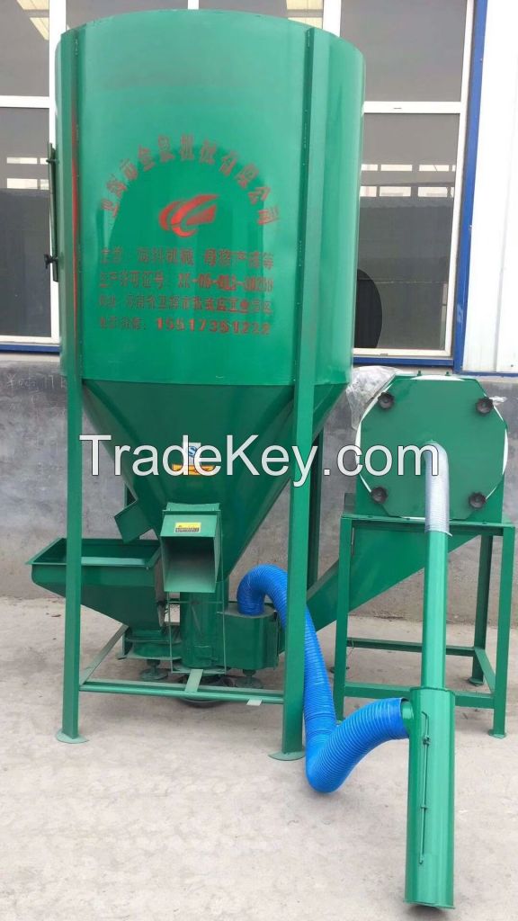 Poultry Feed Animal Grinder and Mixer Feed Mill Chicken Animal Cattle Vertical Feed Grinder Mixer