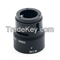Custom Optical Cnc Surveillance Camera Anodized Aluminum Lens Parts