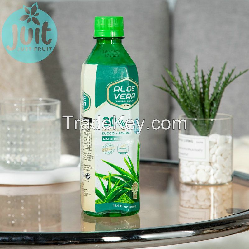 500ml low sugar aloe vera drink with private label