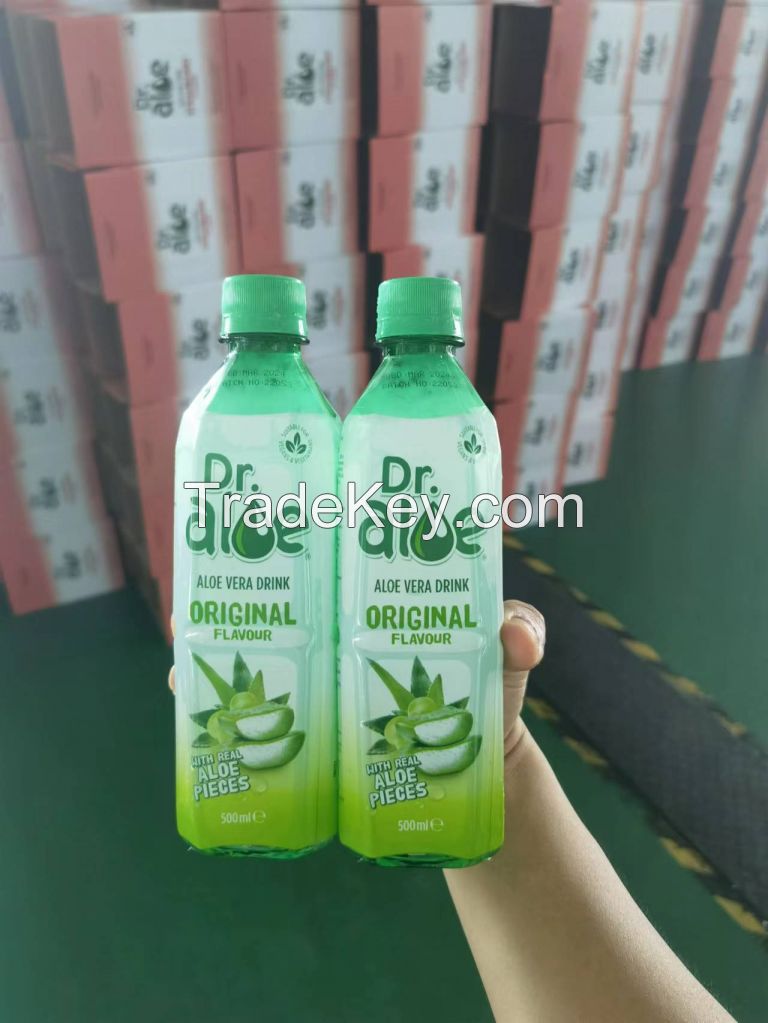 500ml aloe vera drink with private label